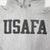 USAFA US AIR FORCE ACADEMY EARLY 1980'S 1990 SWEATSHIRT HOODIE CHAMPION REVERSE WEAVE SIZE XL