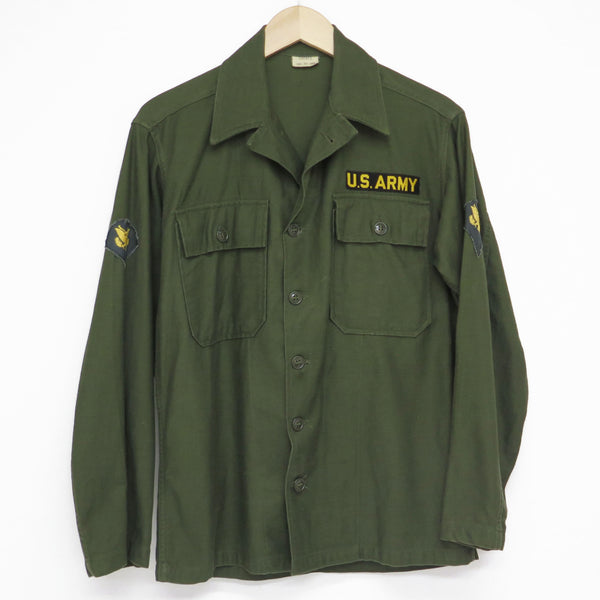 美國陸軍實用襯衫 P-58 P58 1960 年越戰專家 E4 貼片小號
