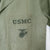 USMC US MARINE CORPS UTILITY SHIRT HBT HERRINGBONE TWILL 1940's WW2 USMC STENCIL SIZE MEDIUM